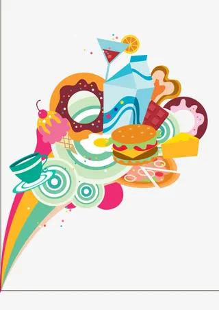 食物底纹下载免抠