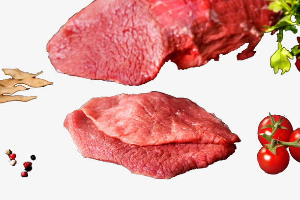 切好的新鲜肉免抠
