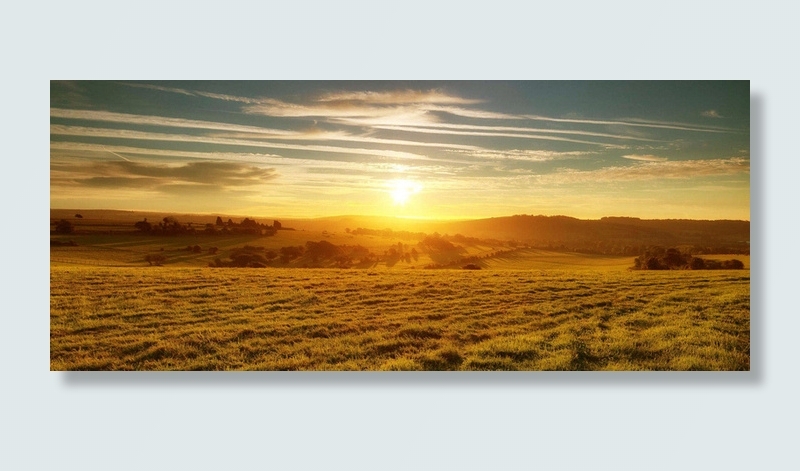 秋天田野风景背景高清