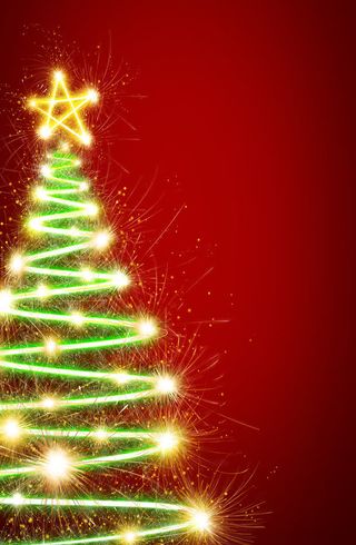 梦幻圣诞树免抠