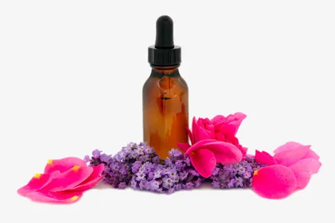 SPA花瓣精油瓶免抠