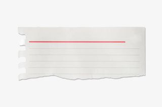 白色课本纸片免抠