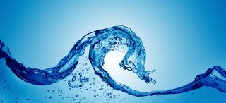 风景蓝色水背景高清