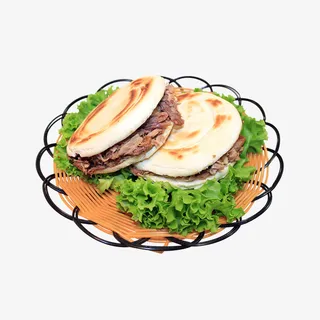 卡通手绘肉夹馍美食免抠