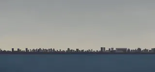 建筑地产扁平几何深色banner背景高清