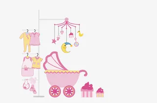 矢量婴幼儿物件免抠