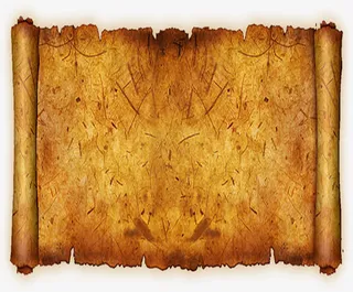 条幅牛皮纸免抠