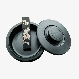 产品实物带墨帮端砚免抠