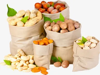 各种干果中秋促销海报免抠