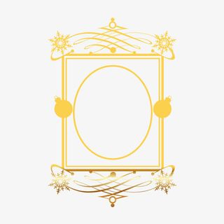 矢量复古边框免抠