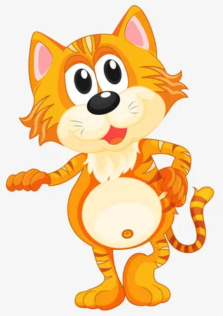 叉腰的大老虎免抠