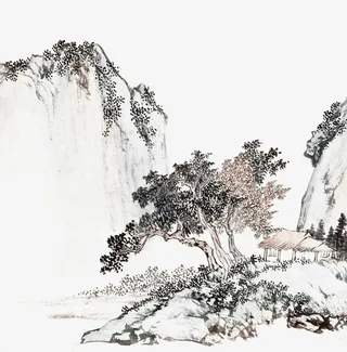 山水海报元素素材欢迎下载4免抠