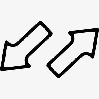 箭头指向相反的方向图标免抠