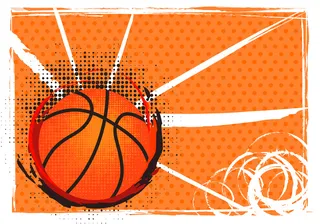 火热篮球比赛背景高清