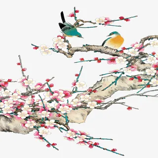 鸟在枝头免抠 鸟在枝头免抠