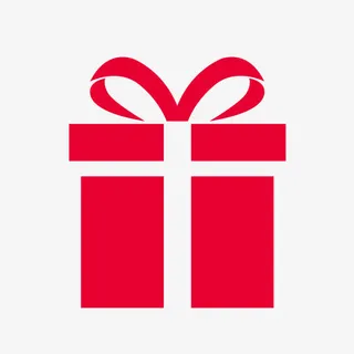 红色卡通大礼菜鸟图库片免抠