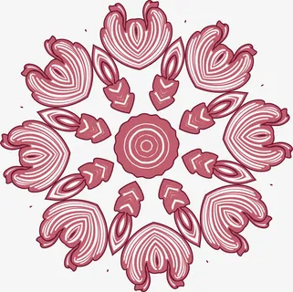 花朵异域装饰花纹免抠