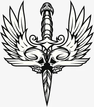 利刃之剑的漫画形象设计免抠