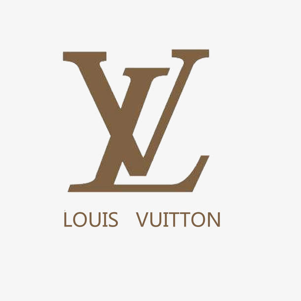 LV标志褐色经典标志免抠