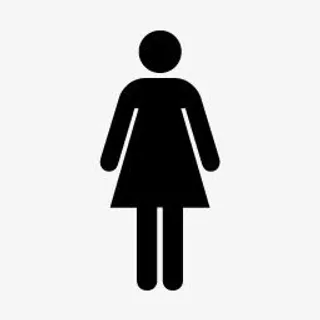 女厕所标识图标免抠