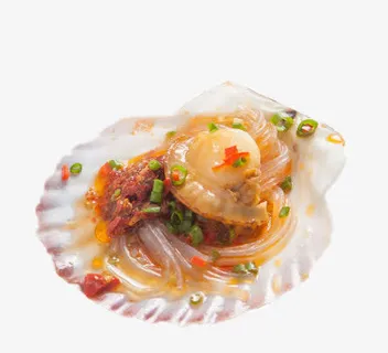 麻辣粉丝扇贝免抠装饰生活用品元素 麻辣粉丝扇贝免抠装饰生活用品元素