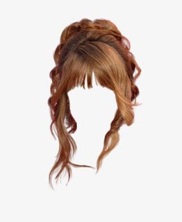 洋气卷发假发素材免抠免抠手绘/卡通卡通元素