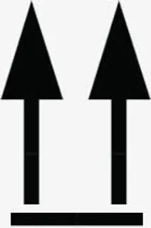 黑色向上箭头招聘免抠