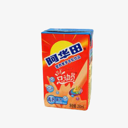 阿华田麦芽乳可可即饮饮料免抠