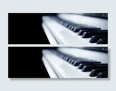 钢琴banner创意设计