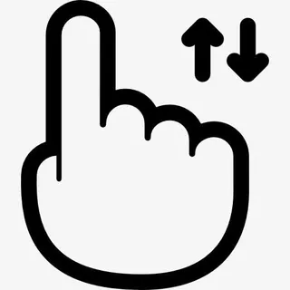 垂直滚动图标免抠