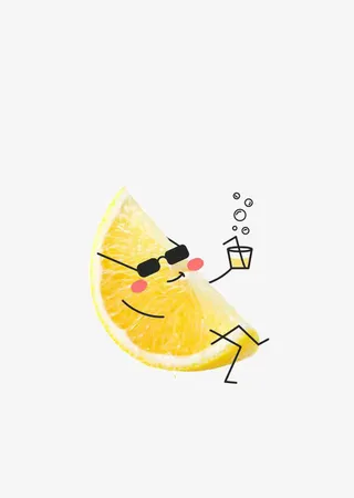 柠檬切片免抠