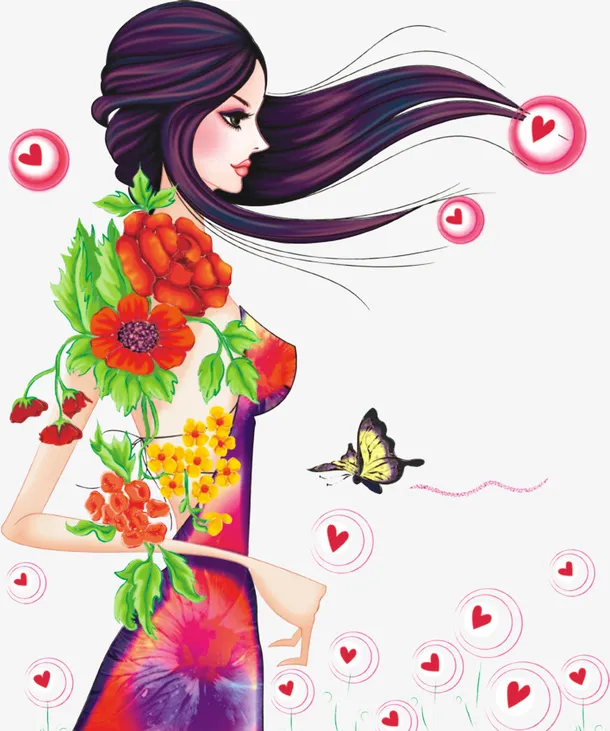 妇女节女神装饰卡通女王免抠