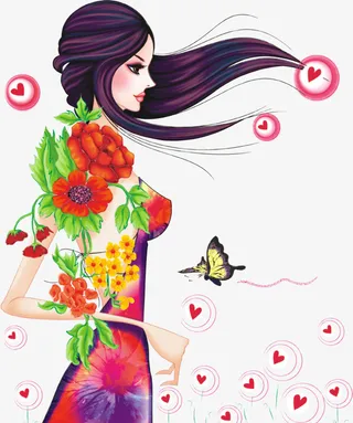 妇女节女神装饰卡通女王免抠