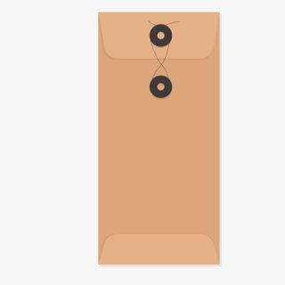 矢量黄色质感档案袋免抠