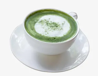 抹茶拿铁咖啡免抠