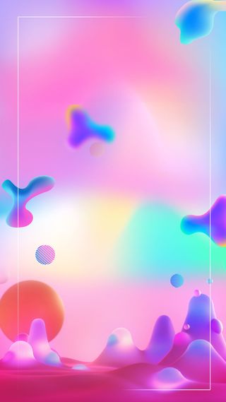 彩色绚丽创意促销冬季边框商业活动折扣H5背景高清