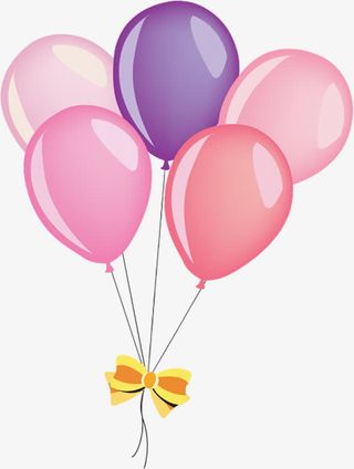 七夕气球装饰元素免抠