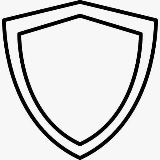 盾牌轮廓图标免抠