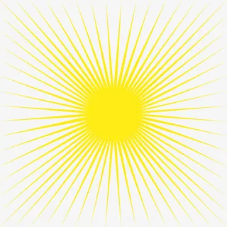 金色光芒装饰矢量图免抠