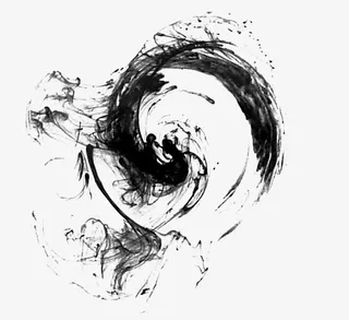 中国风墨迹免抠