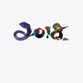 彩色字体设计免抠