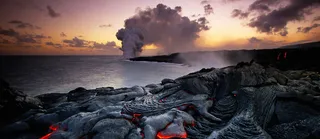 火山自然美丽风景banner高清