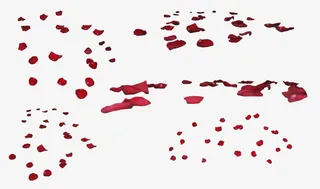 漂浮花卉花瓣免抠