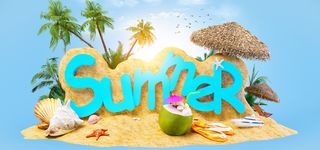 夏日summer背景装饰高清