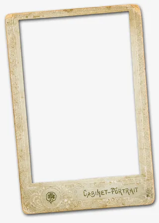 古典花纹复古边框免抠