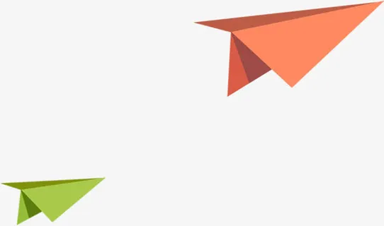 纸飞机春天背景素材免抠 纸飞机春天背景素材免抠