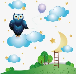 夏天的夜晚免抠