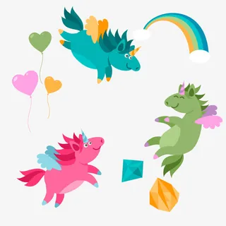 矢量小飞马免抠