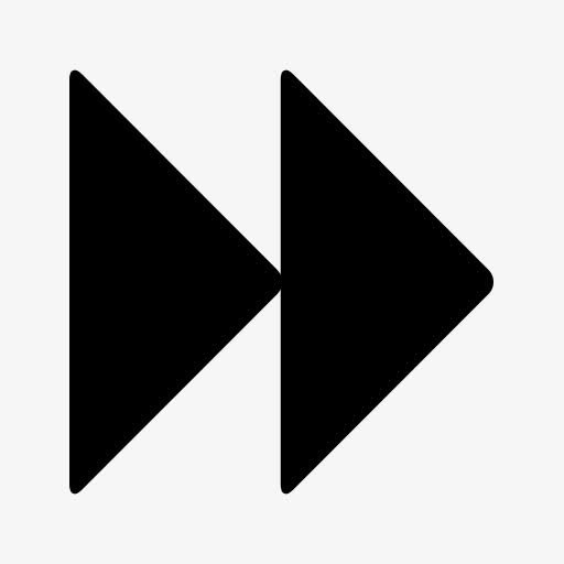 播放快进键的符号图标免抠