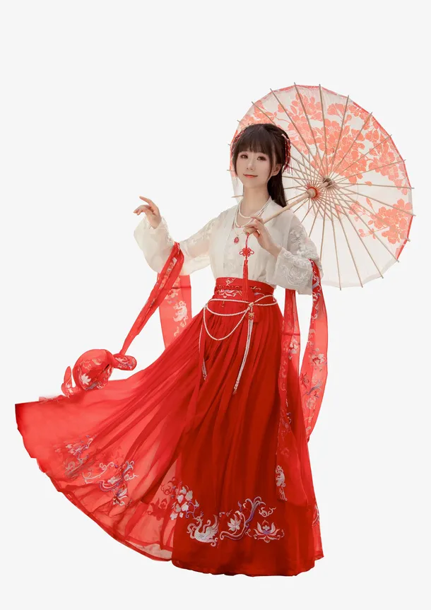 汉服古代襦裙免抠